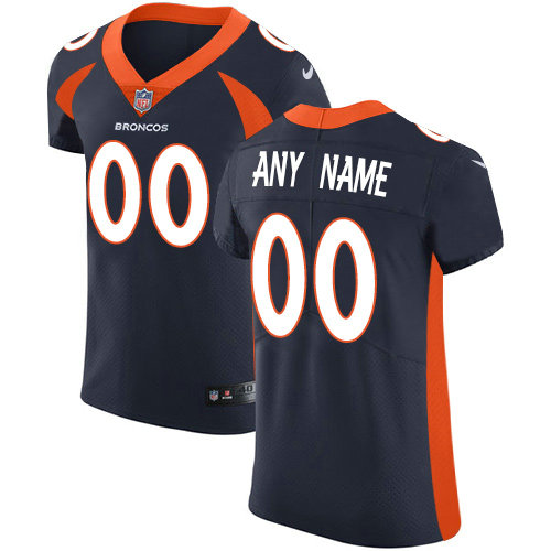 Mens Denver Broncos Nike Blue Vapor Untouchable Custom Elite Jersey