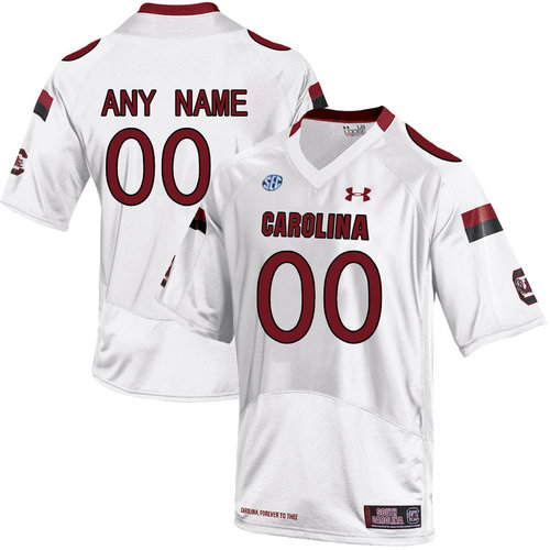 South Carolina Gamecocks White Men's Customized College Jersey