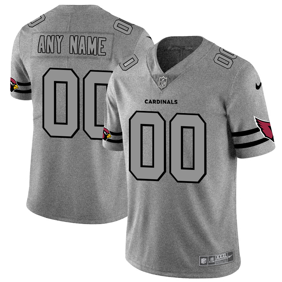 Nike Cardinals Customized 2019 Gray Gridiron Gray Vapor Untouchable Limited Jersey