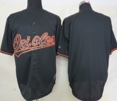 Men's Baltimore Orioles Customized 2012 Black Fashion Jersey