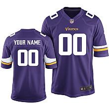 Kids' Nike Minnesota Vikings Customized Purple Limited Jersey