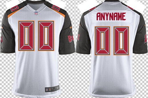 Men's Nike Tampa Bay Buccaneers Customized 2014 White Game Jersey