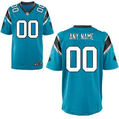 Men's Carolina Panthers Nike Blue Customized 2014 Elite Jersey