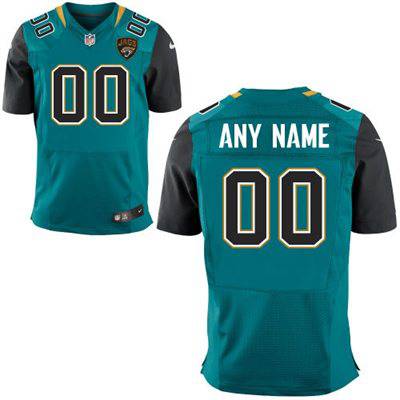 Men's Jacksonville Jaguars Nike Teal Customized 2014 Elite Jersey