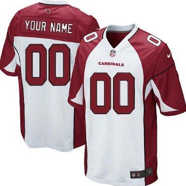 Youth Nike Arizona Cardinals Customized White Game Jersey