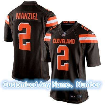 Youth Cleveland Browns Nike Brown Customized 2015 Game Jersey