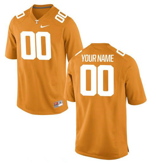 Men's Tennessee Volunteers Nike Custom Game Jersey - 2016 Tennessee Orange