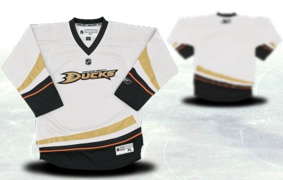 Anaheim Ducks Youths Customized White Jersey