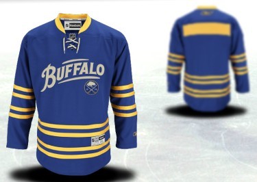 Buffalo Sabres Mens Customized Blue 40TH Jersey