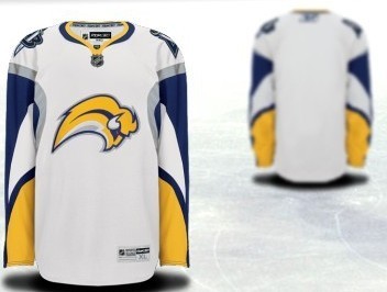 Buffalo Sabres Mens Customized White Jersey