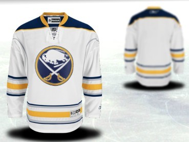 Buffalo Sabres Mens Customized White Third Jersey