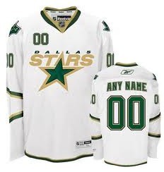 Dallas Stars Mens Customized White Third Jersey