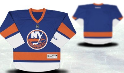 New York Islanders Youths Customized Blue Third Jersey