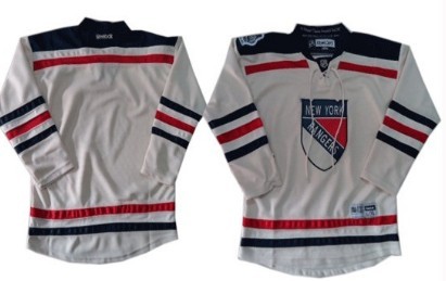 New York Rangers Youths Customized 2012 Winter Classci Cream Jersey