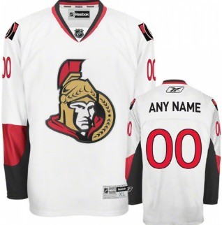 Ottawa Senators Mens Customized White Jersey