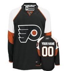 Philadelphia Flyers Youths Customized Black Jersey