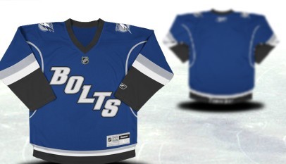 Tampa Bay Lightning Youths Customized Blue Third Jersey