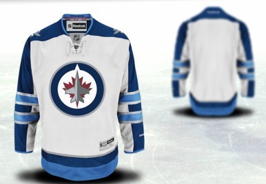 Winnipeg Jets Mens Customized 2012 White Jersey