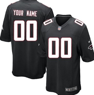 Kids' Nike Atlanta Falcons Customized Black Limited Jersey