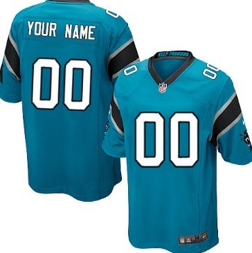 Men's Nike Carolina Panthers Customized Blue Limited Jersey