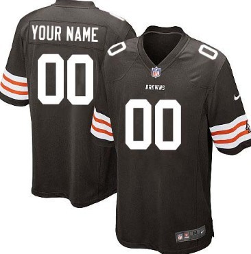 Kids' Nike Cleveland Browns Customized Brown Game Jersey