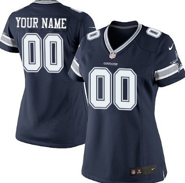 Women's Nike Dallas Cowboys Customized Blue Game Jersey