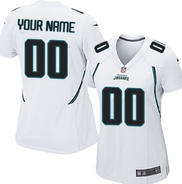 Men's Nike Jacksonville Jaguars Customized White Limited Jersey