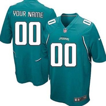 Kids' Nike Jacksonville Jaguars Customized Green Limited Jersey