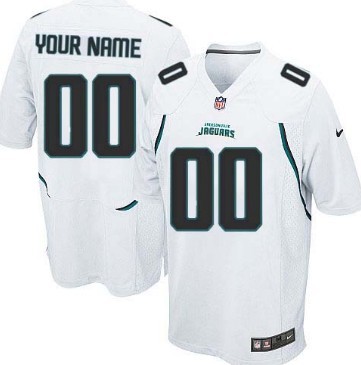 Kids' Nike Jacksonville Jaguars Customized White Limited Jersey