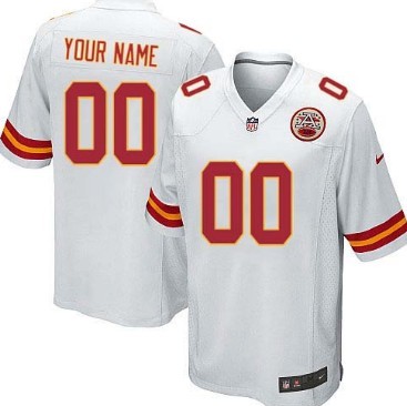 Kids' Nike Kansas City Chiefs Customized White Limited Jersey