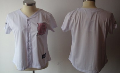 Women's Detroit Tigers Customized White With Pink Jersey