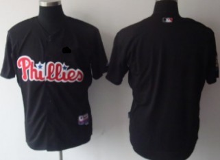 Kids' Philadelphia Phillies Customized Black Jersey