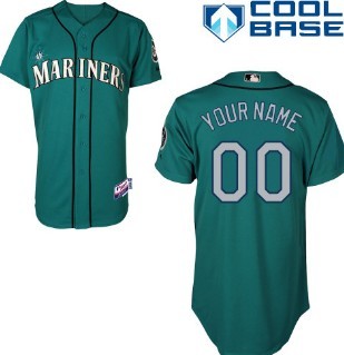 Kids' Seattle Mariners Customized Green Jersey