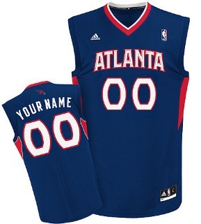 Kids Atlanta Hawks Customized Blue Jersey