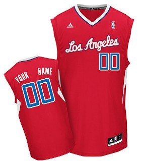 Kids Los Angeles Clippers Customized Red Jersey