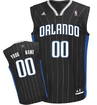 Mens Orlando Magic Customized Black Jersey