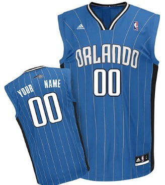 Mens Orlando Magic Customized Blue Jersey