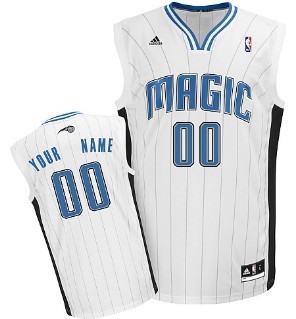 Kids Orlando Magic Customized White Jersey