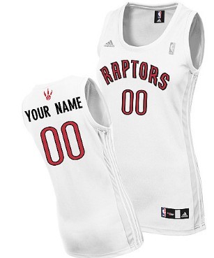 Womens Toronto Raptors Customized White Jersey