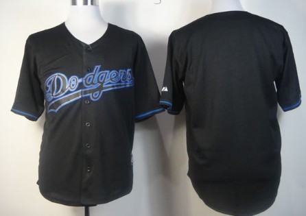 Kids' Los Angeles Dodgers Customized 2012 Black Fashion Jersey