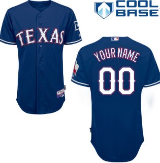 Kids' Texas Rangers Customized 2014 Blue Jersey