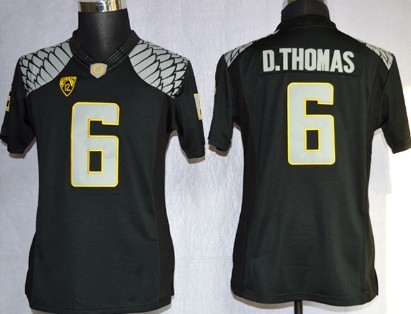 Oregon Ducks #6 DeAnthony Thomas 2013 Black Limited Womens Jersey