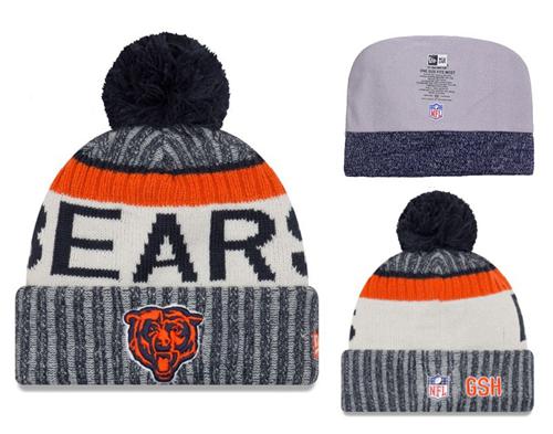 NFL Chicago Bears Logo Stitched Knit Beanies 006