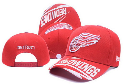 NHL Detroit Red Wings Stitched Snapback Hats 001