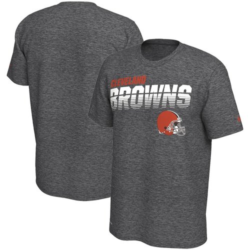 Cleveland Browns Nike Sideline Line of Scrimmage Legend Performance T Shirt Heathered Gray