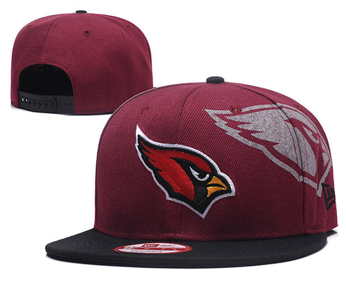 Arizona Cardinals Team Logo Red Adjustable Hat