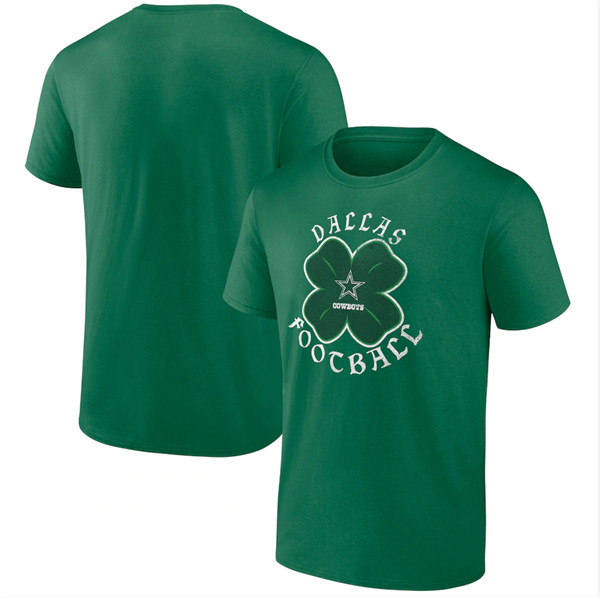 Men's Dallas Cowboys Kelly Green St. Patrick's Day Celtic T-Shirt