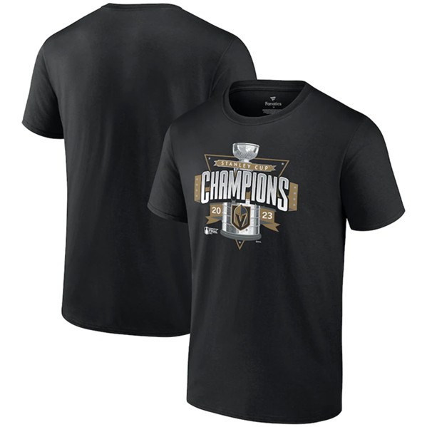 Men's Vegas Golden Knights Black 2023 Stanley Cup Champions Neutral Zone T-Shirt