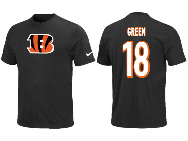 Nike Cincinnati Bengals A.J. Green Name & Number T-Shirt Black