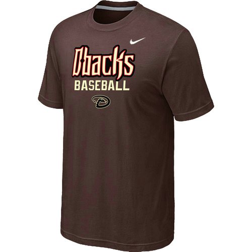 Nike MLB Arizona Diamondbacks 2014 Home Practice T-Shirt - Brown